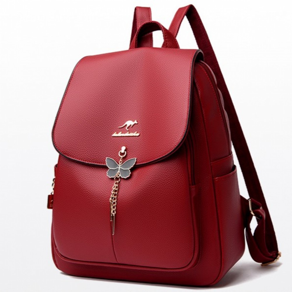 Rucsac dama Bordo Butterfly