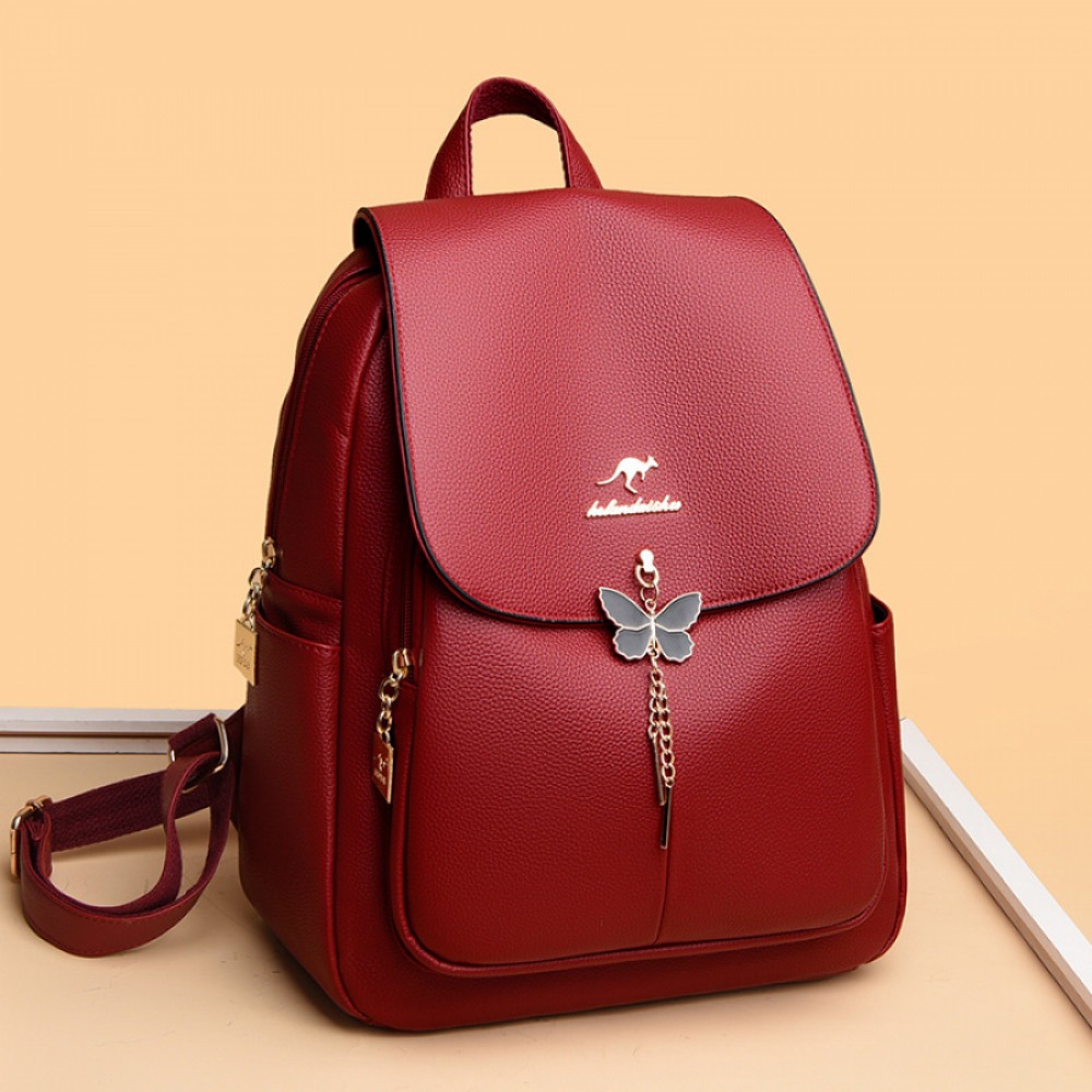 Rucsac dama Bordo Butterfly