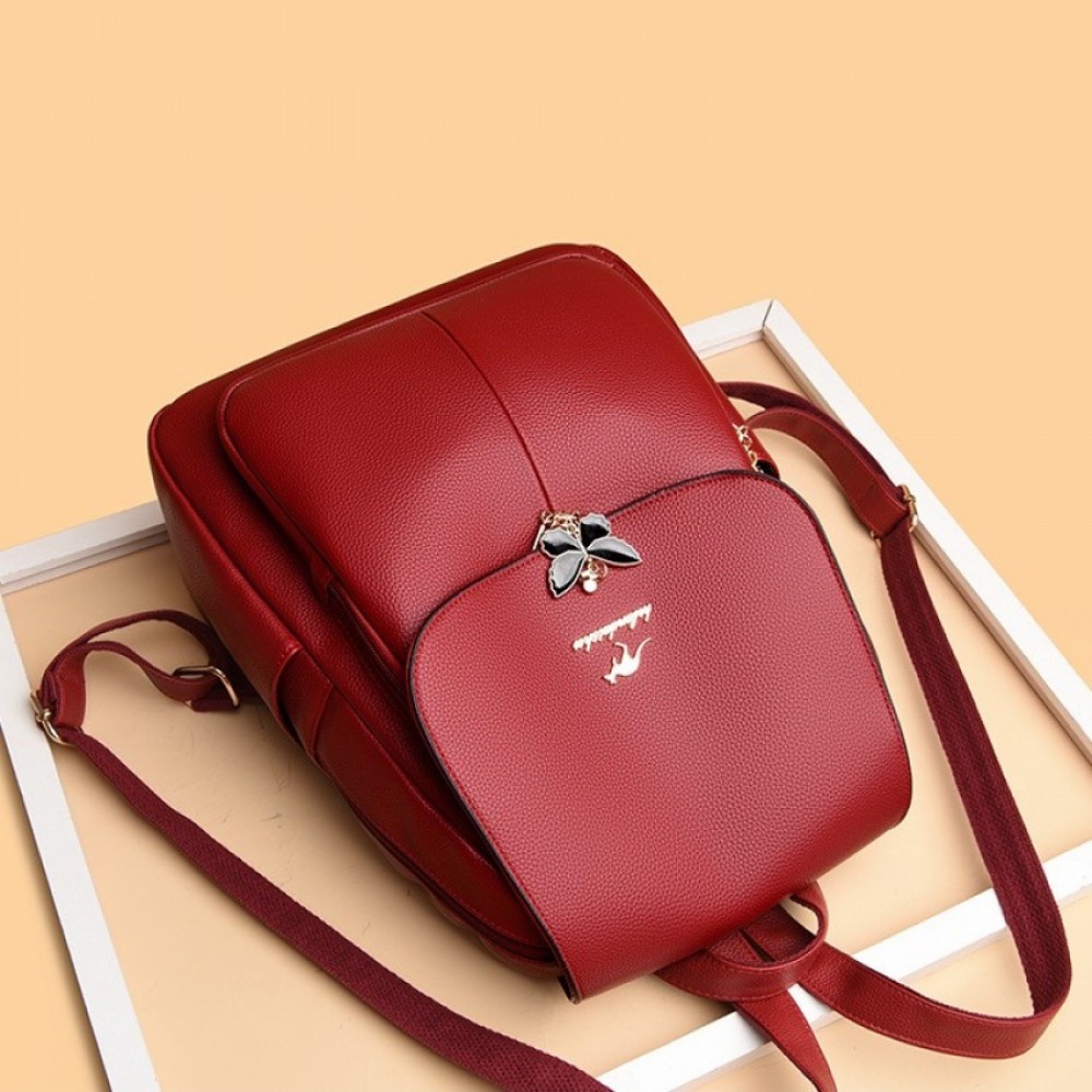 Rucsac dama Bordo Butterfly