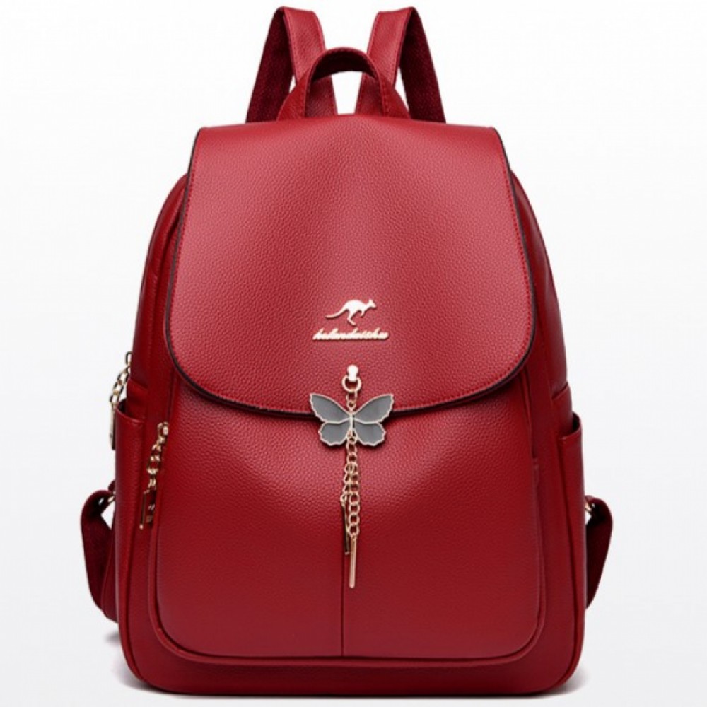 Rucsac dama Bordo Butterfly