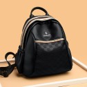 Rucsac dama B1114, Piele ecologica, Negru