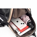 Rucsac dama B1114, Piele ecologica, Negru