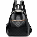 Rucsac dama B1114, Piele ecologica, Negru