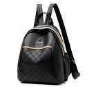 Rucsac dama B1114, Piele ecologica, Negru