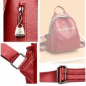 Rucsac dama B1114, Piele ecologica, Negru