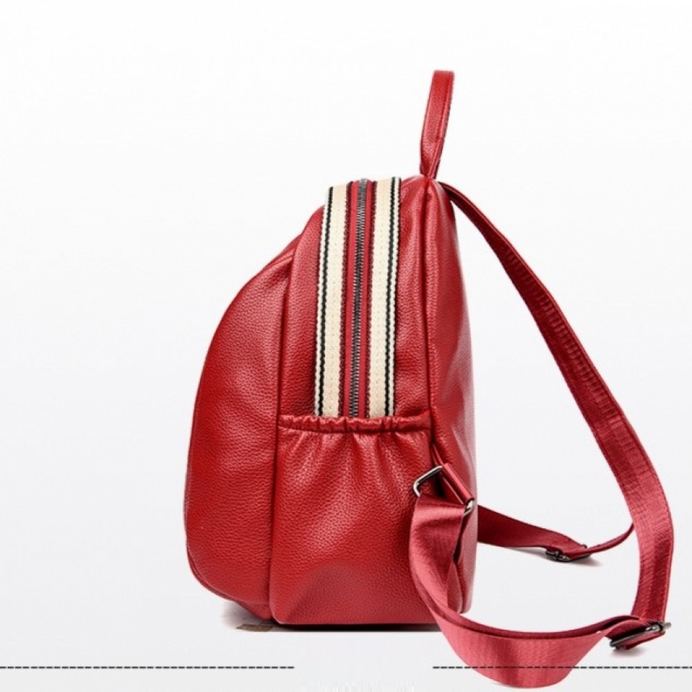 Rucsac dama B1114, Piele ecologica, Negru