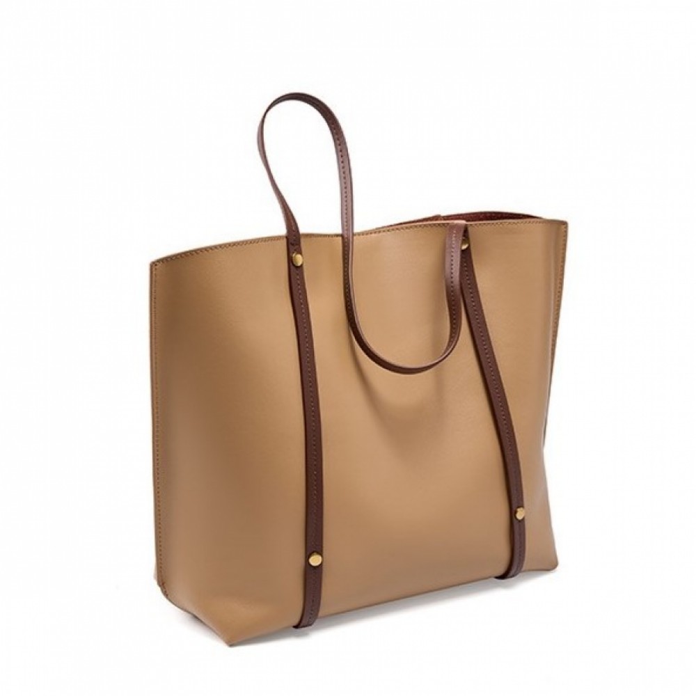 Дамска чанта Естествена кожа Brown 1155