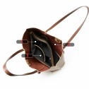 Дамска чанта Естествена кожа Brown 1155