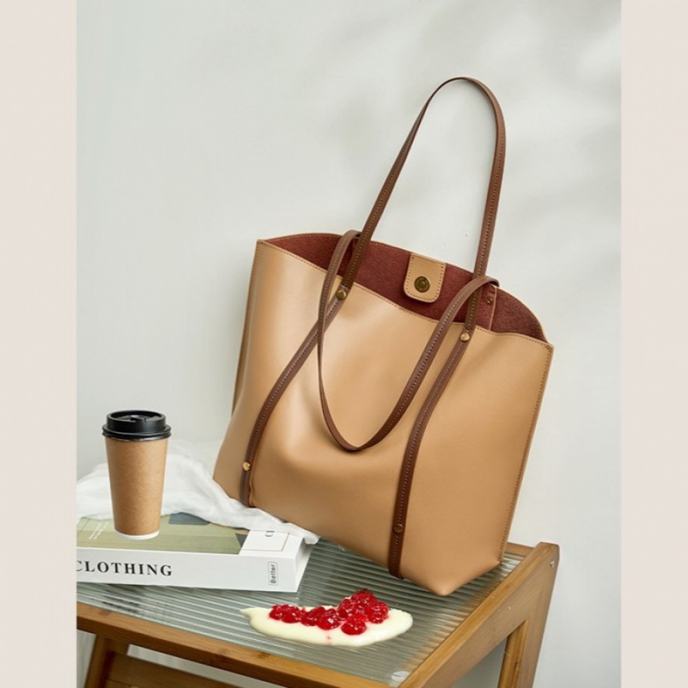 Дамска чанта Естествена кожа Brown 1155