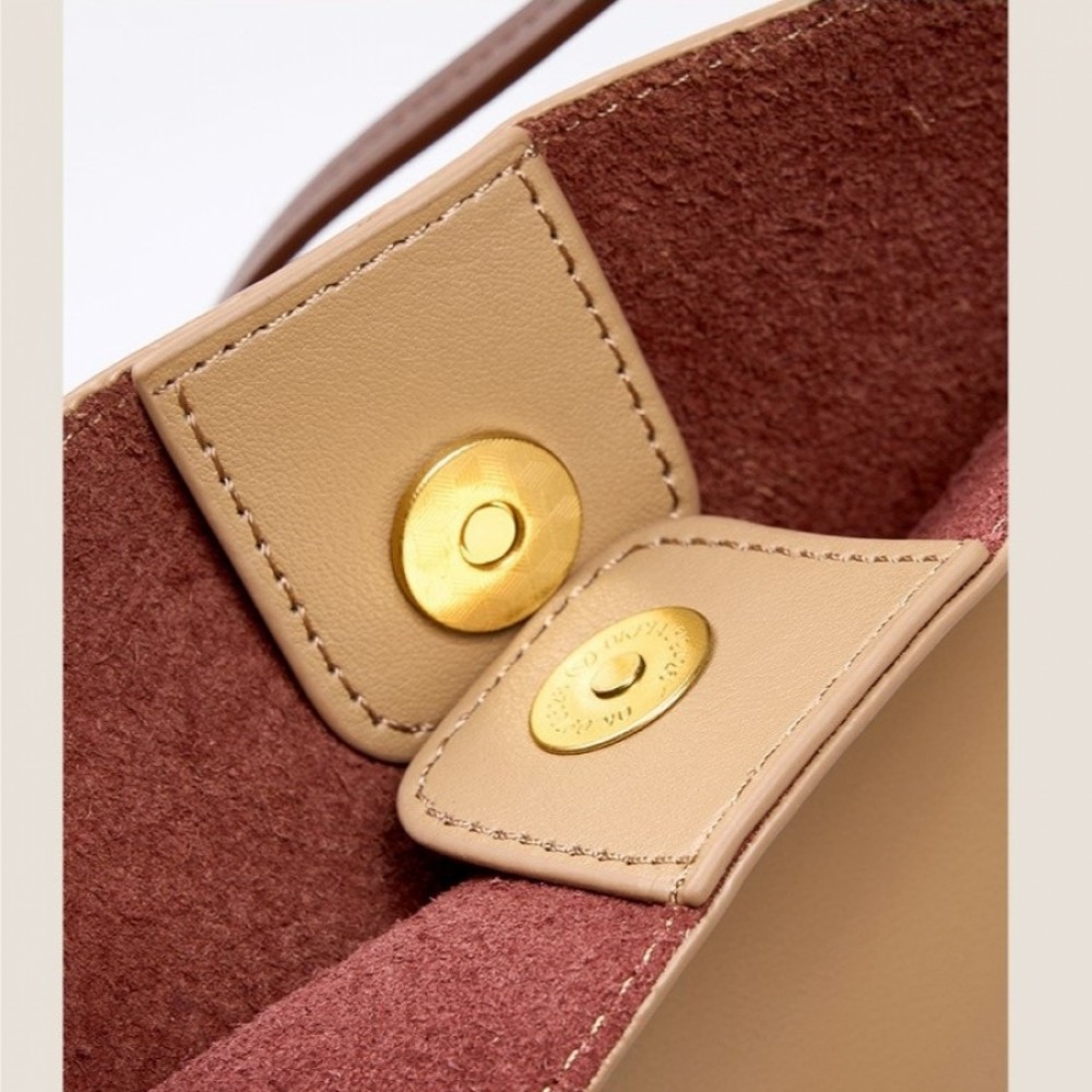 Дамска чанта Естествена кожа Brown 1155