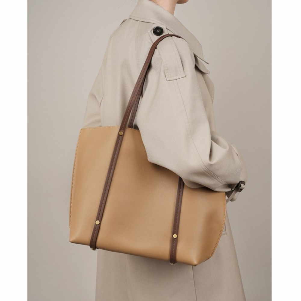 Дамска чанта Естествена кожа Brown 1155