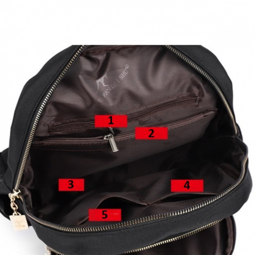 Rucsac damaB1177, Negru