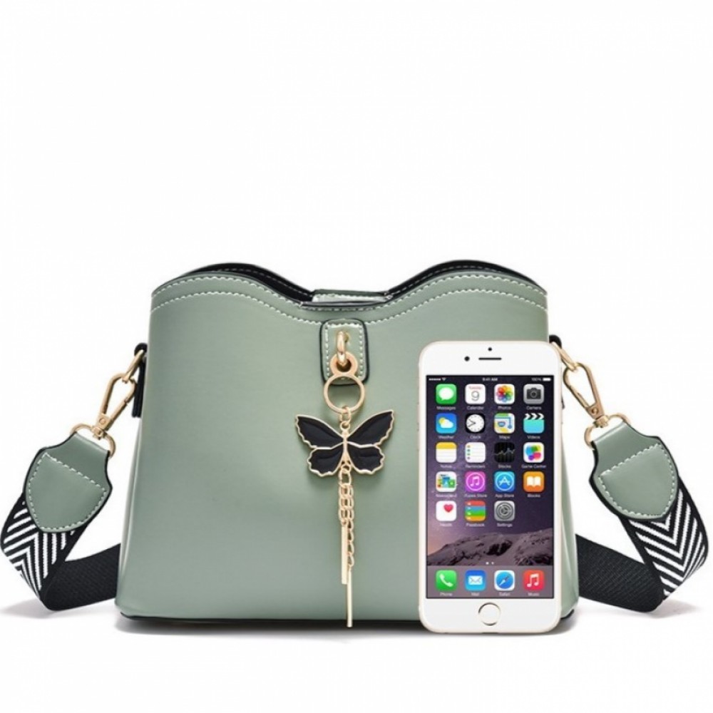 Дамска чантичка Butterfly Green
