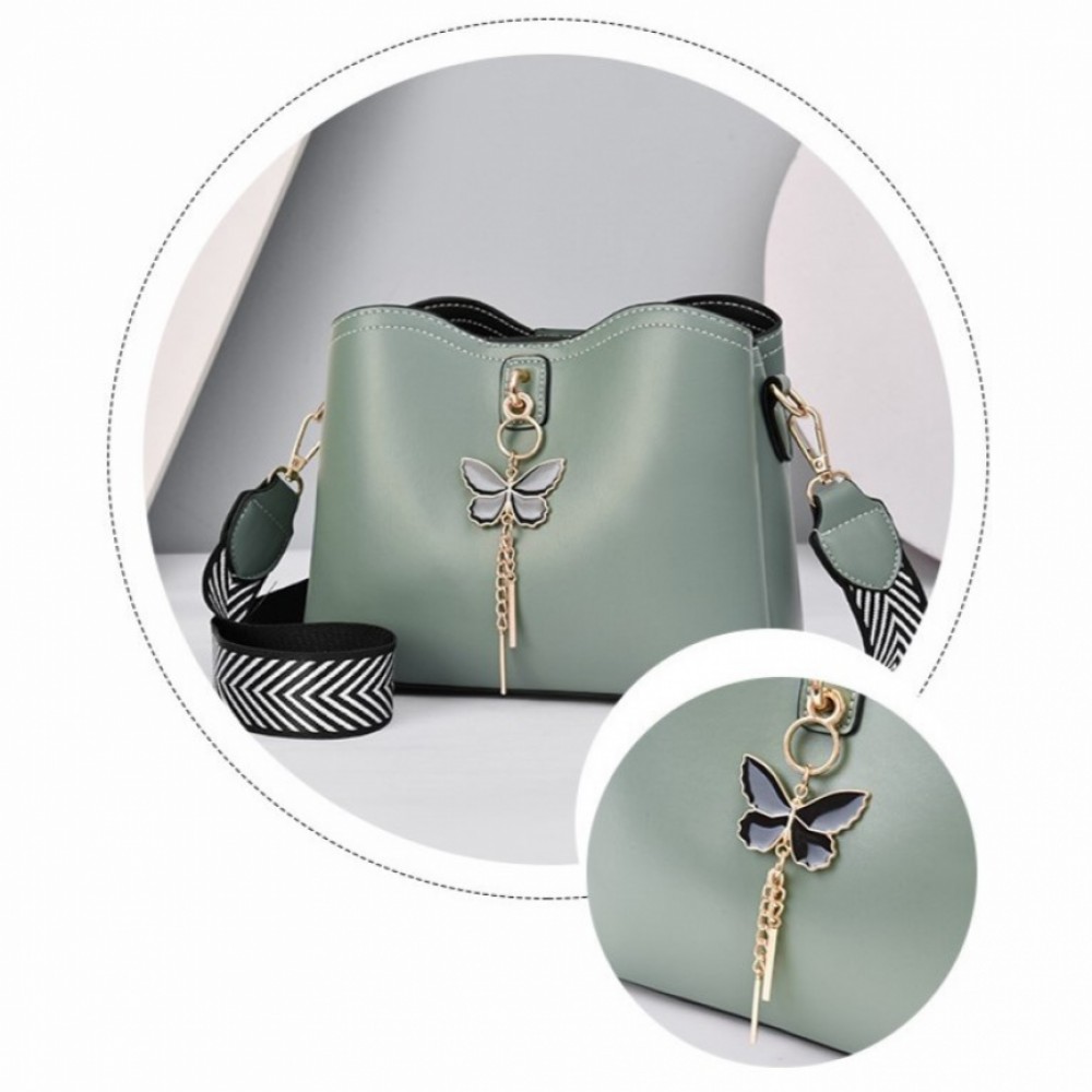 Дамска чантичка Butterfly Green