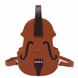 Дамска чанта раница Brown Violin