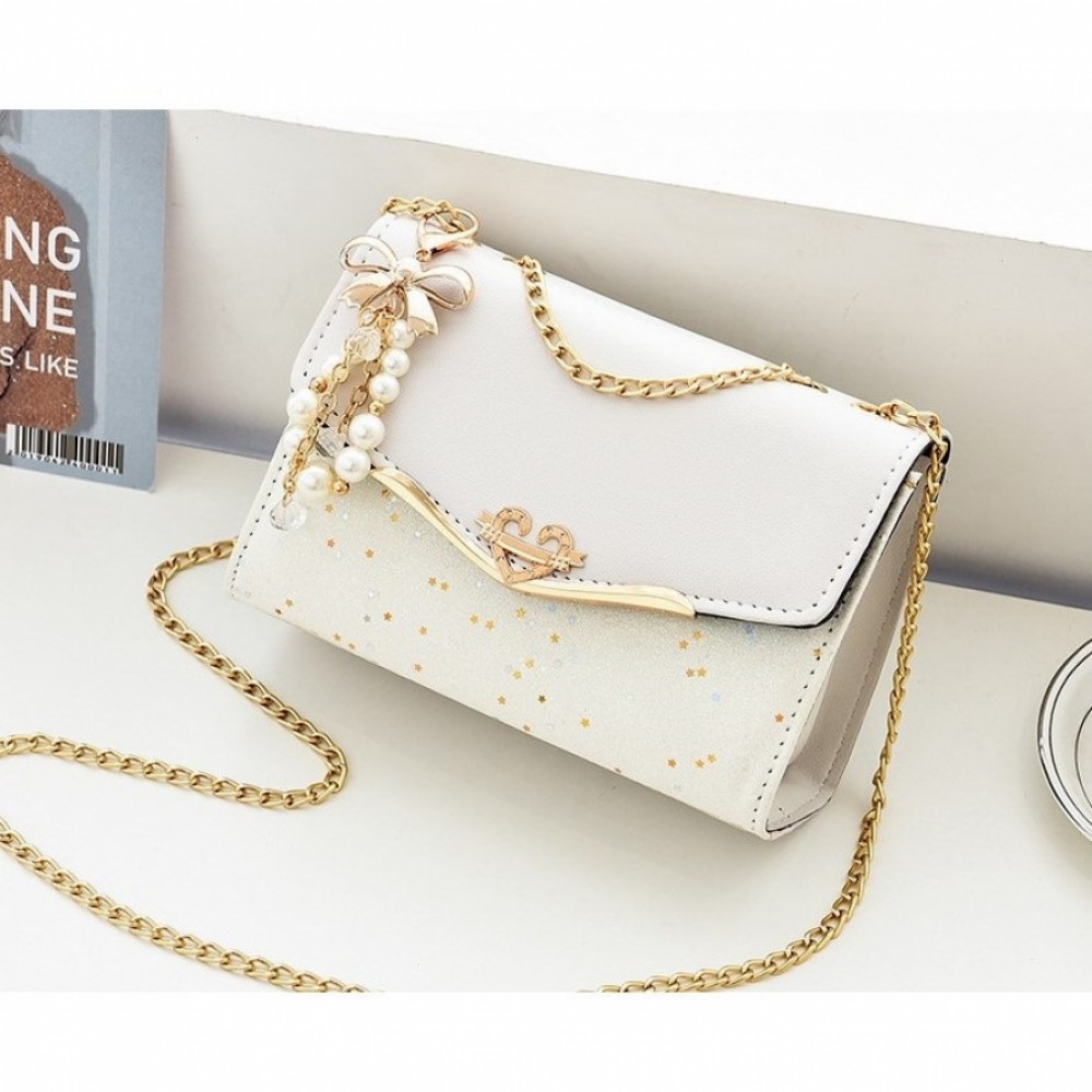 Geanta dama Beige Sparkle