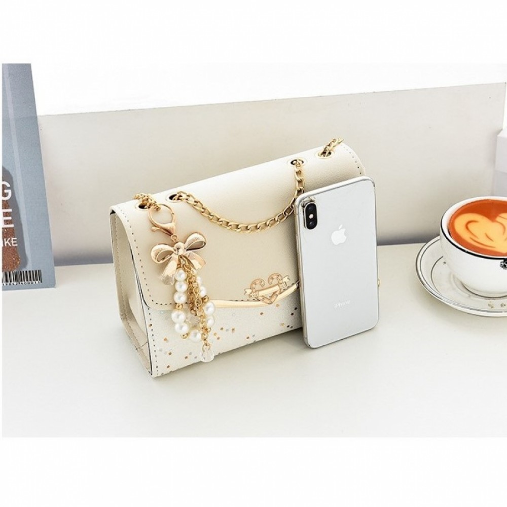 Geanta dama Beige Sparkle