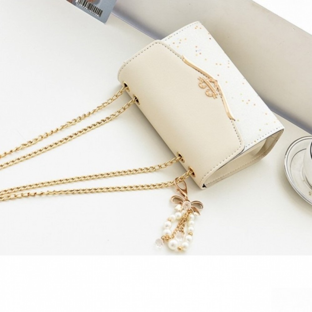 Geanta dama Beige Sparkle