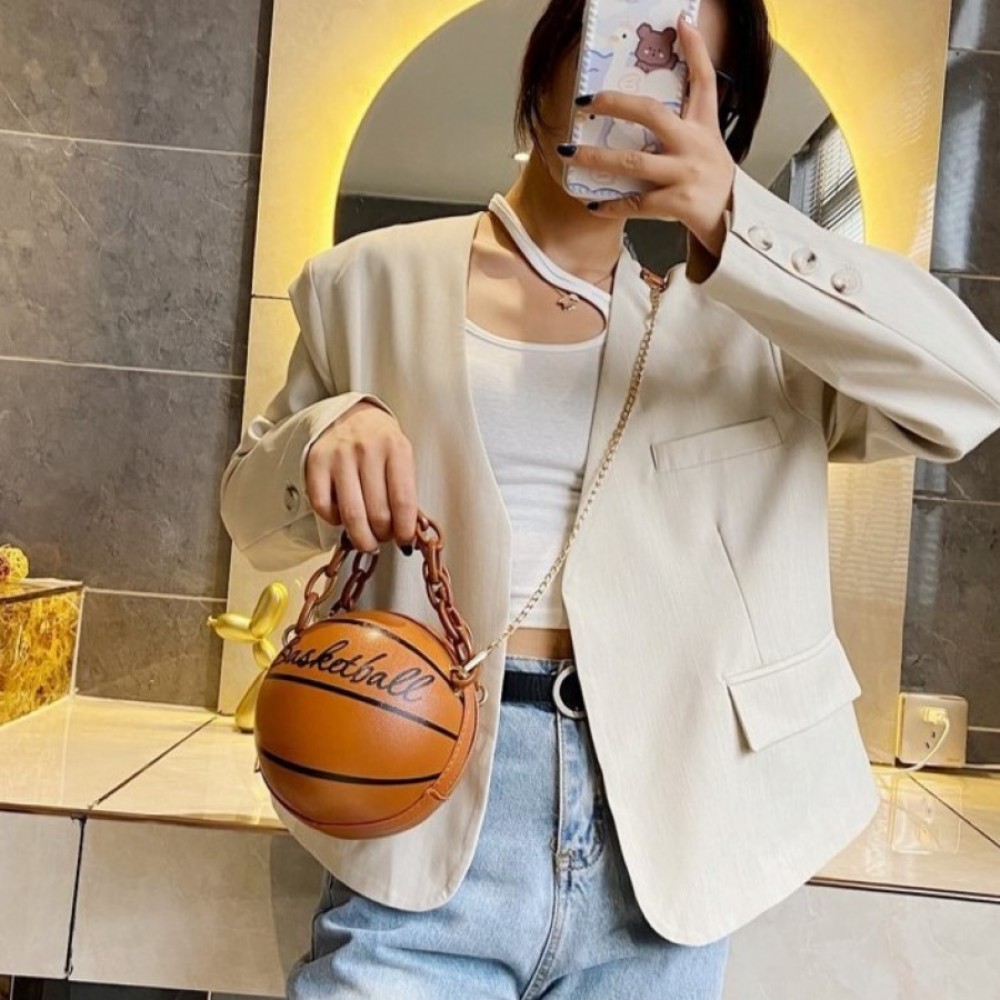 Geanta dama Brown Basketball