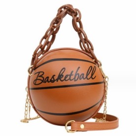 Малка чантичка Brown Basketball