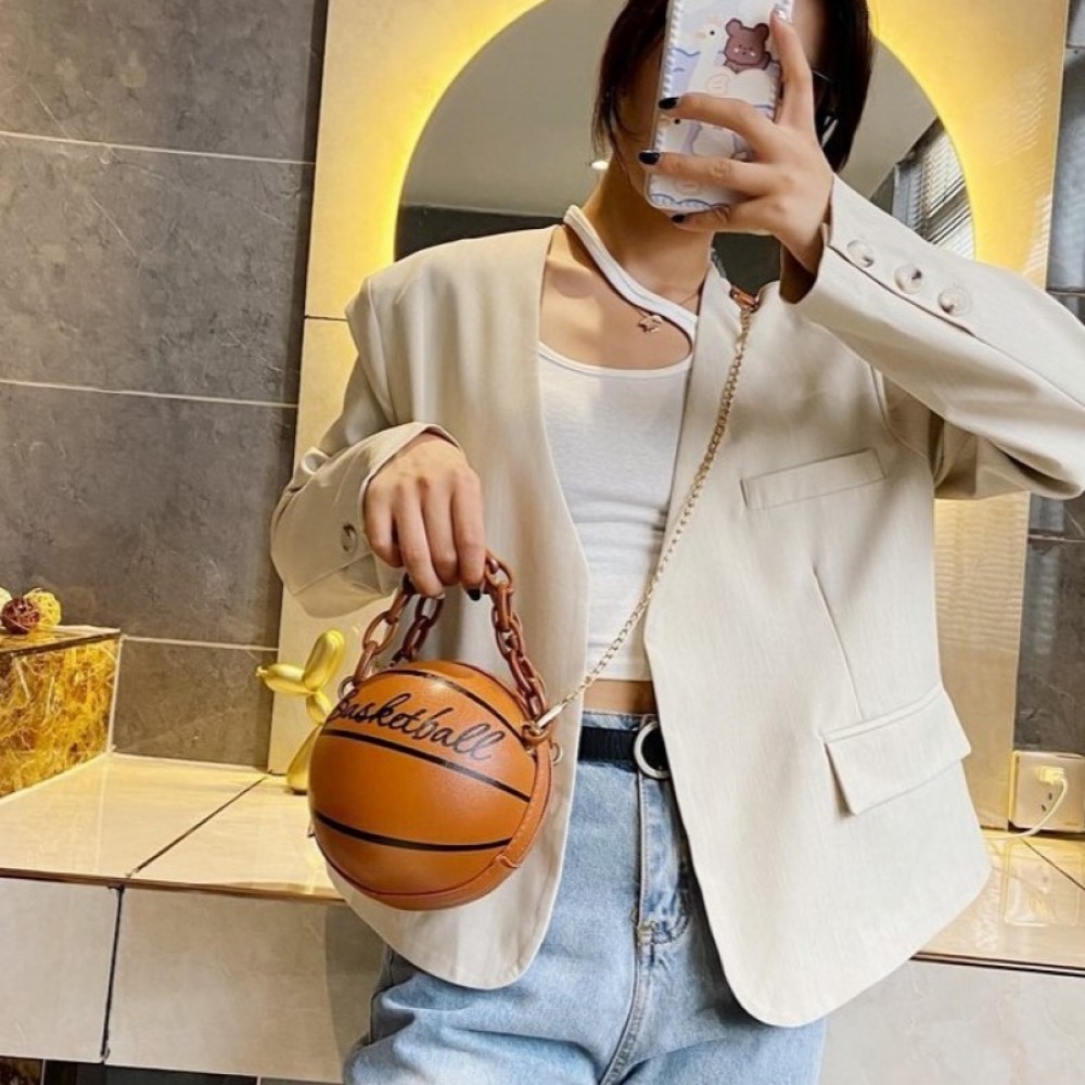 Geanta dama Brown Basketball