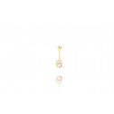 Обеца за пъп Gold Square