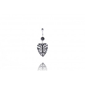 Обеца за пъп Black Leaf