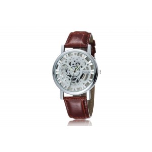 Часовник Xinslon Silver & Brown