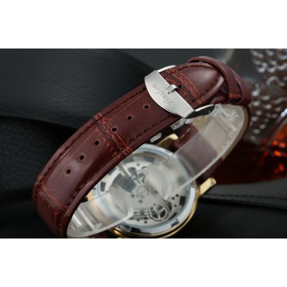 Часовник Xinslon Gold & Brown