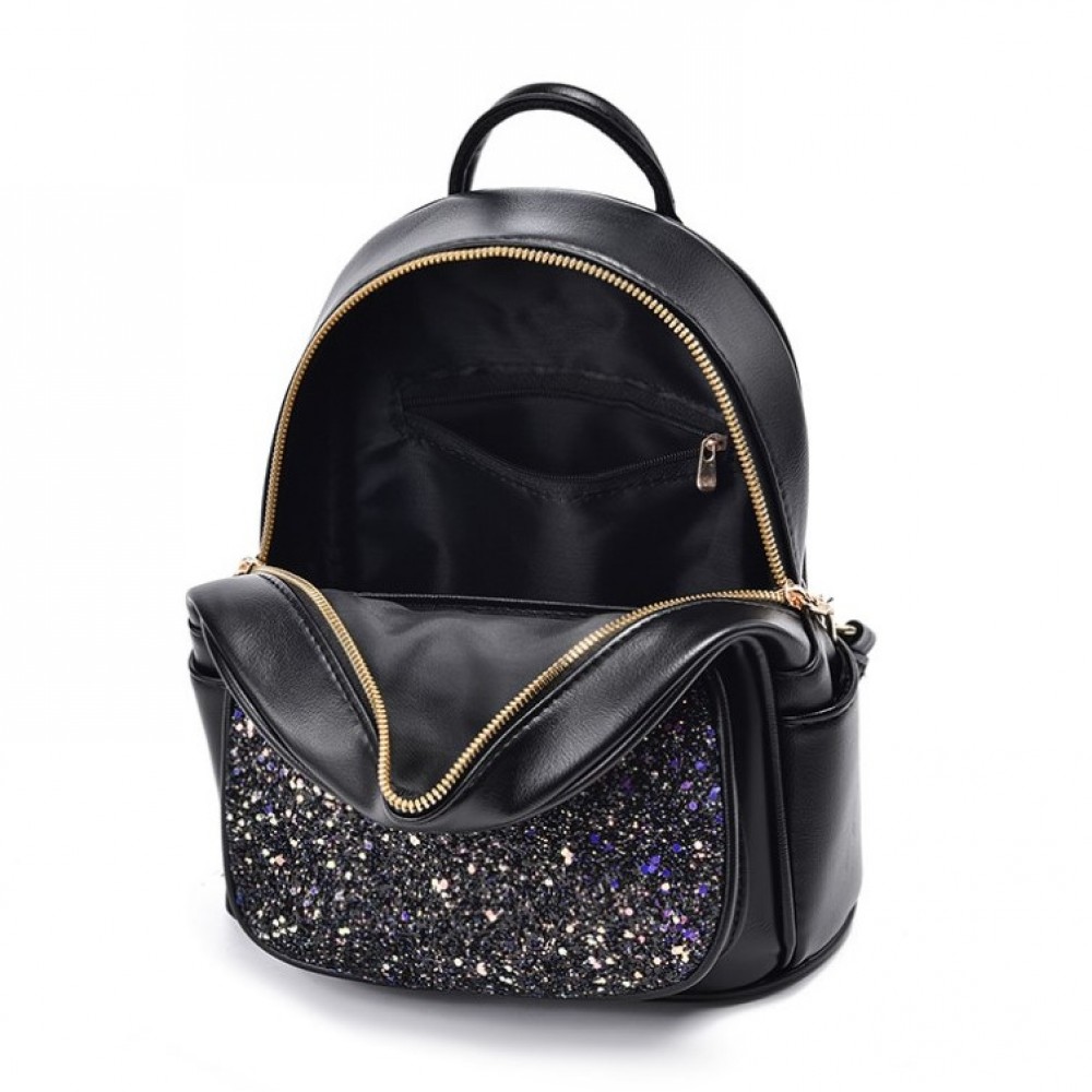 Дамска раница Shiny Black