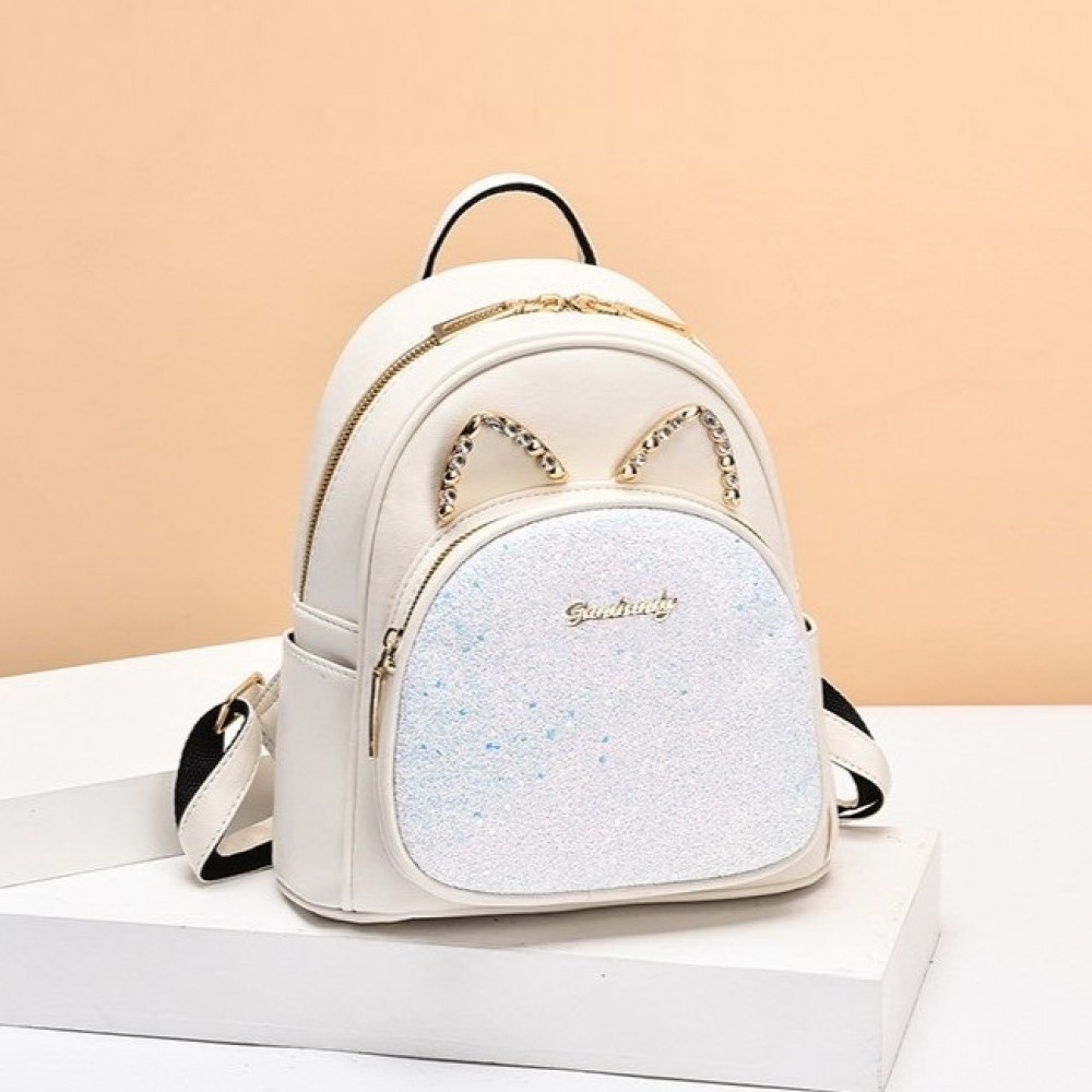 Rucsac dama Shiny Beige
