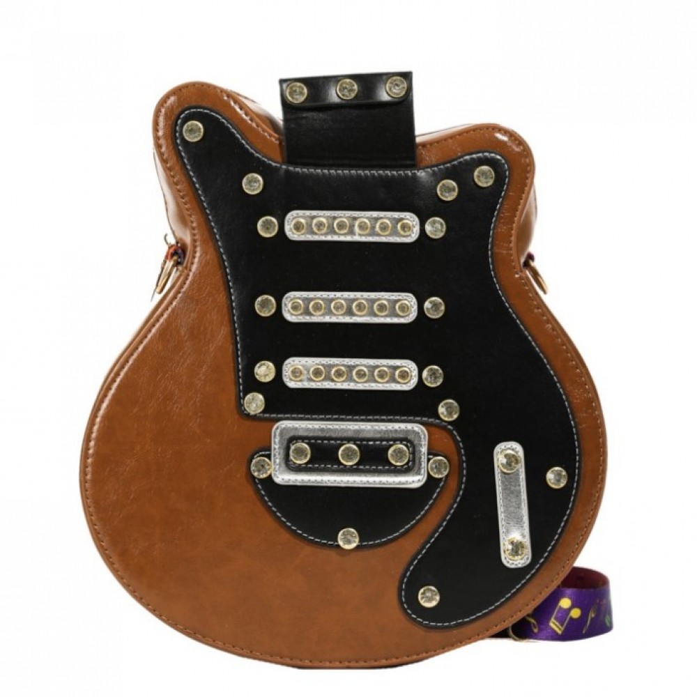 Geanta dama Guitar Brown