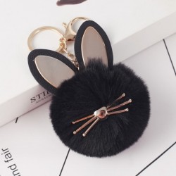 Puf accesoriu pentru geanta-rucsacul Gold Rabbit Black a102_1