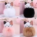 Puf accesoriu pentru geanta-rucsacul  Cat White