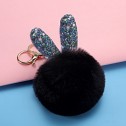Puf accesoriu pentru geanta/rucsac Rabbit ears  Black