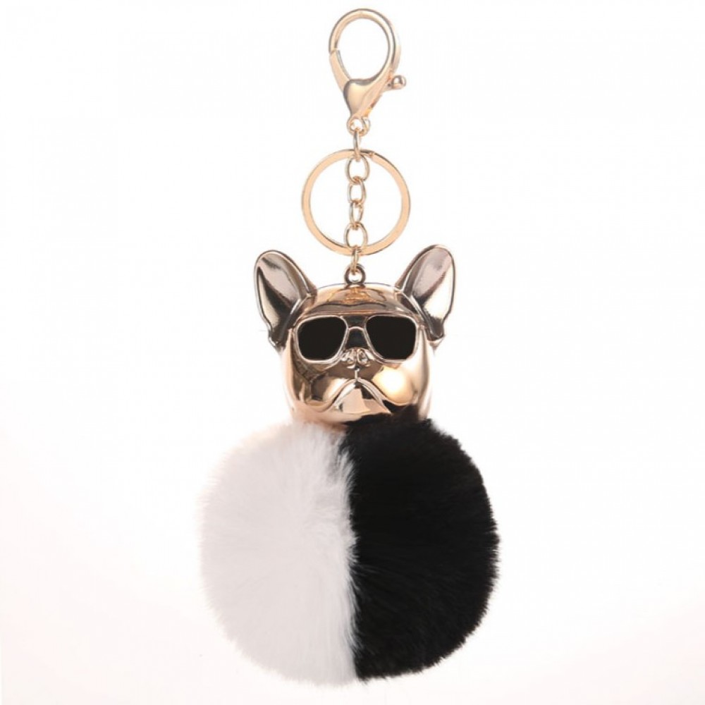 Accesoriu puf pentru geanta/rucsac Golden Dog B/W