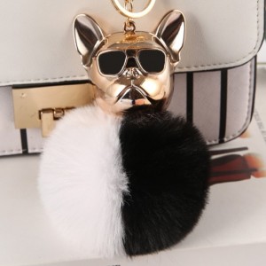 Accesoriu puf pentru geanta/rucsac Golden Dog B/W
