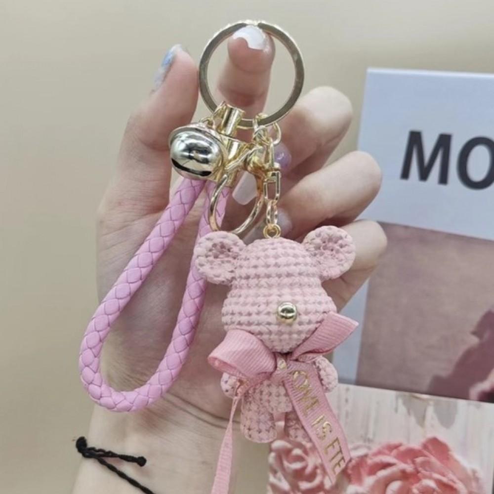 Висящ аксесоар за чантa или раницa Mouse Pink