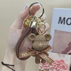 Accesoriu de agățat pentru geantă sau rucsac Mouse Brown