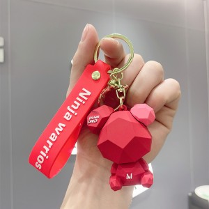 Accesoriu de agățat pentru geantă sau rucsac Diamond Bear Red