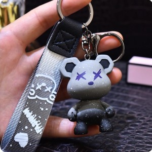 Accesoriu de agățat pentru geantă sau rucsac Grey Gummy
