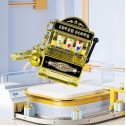 Висящ аксесоар за чантa или раницa Casino Gold