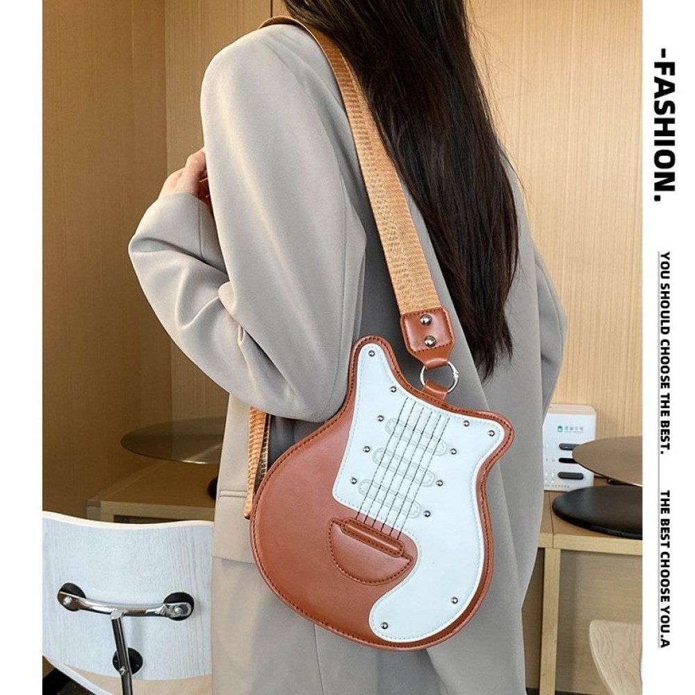 Geanta dama Guitar Brown