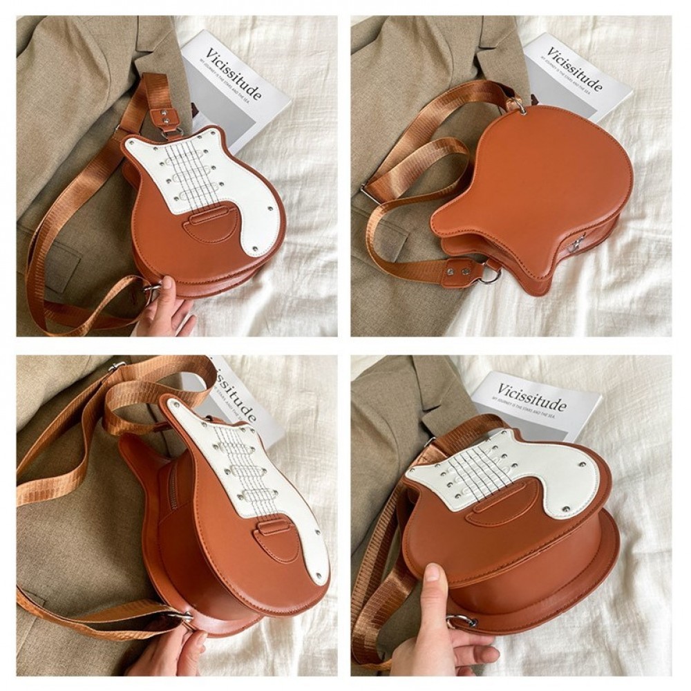 Geanta dama Guitar Brown