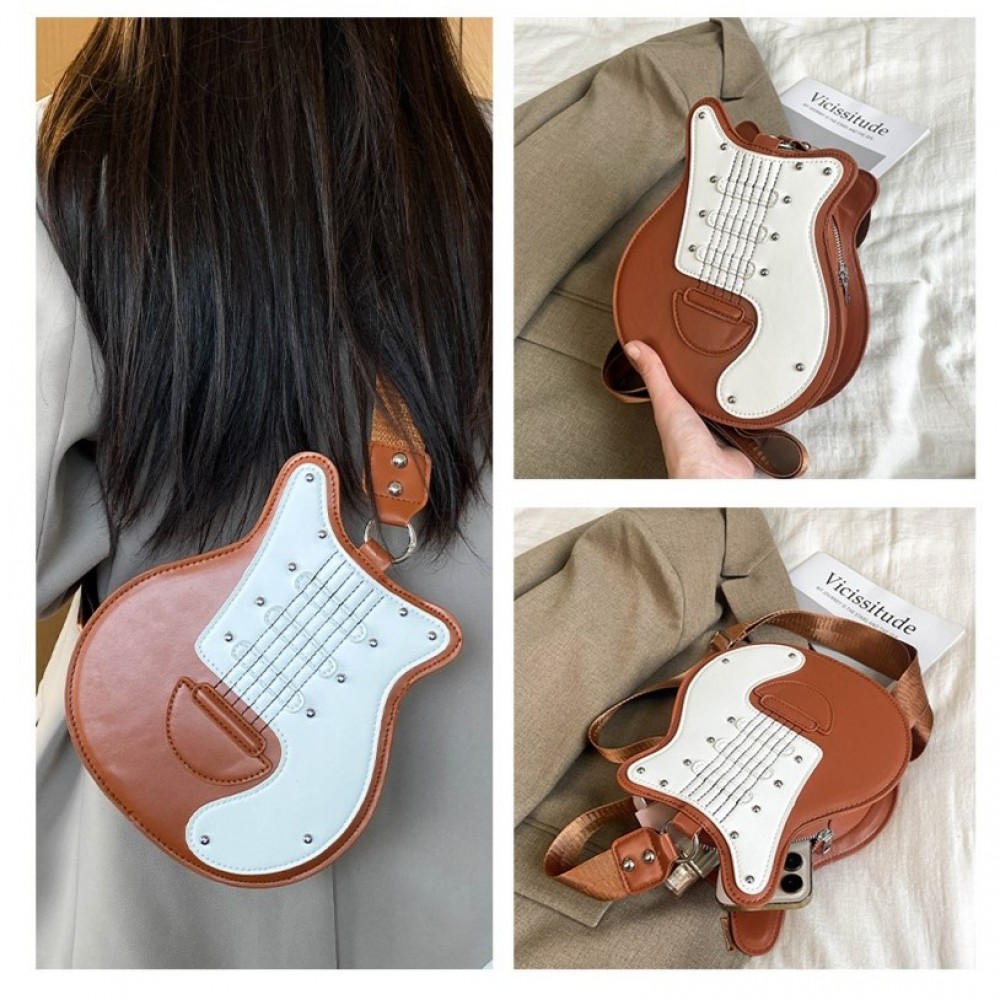 Geanta dama Guitar Brown