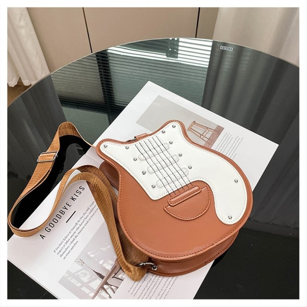 Geanta dama Guitar Brown