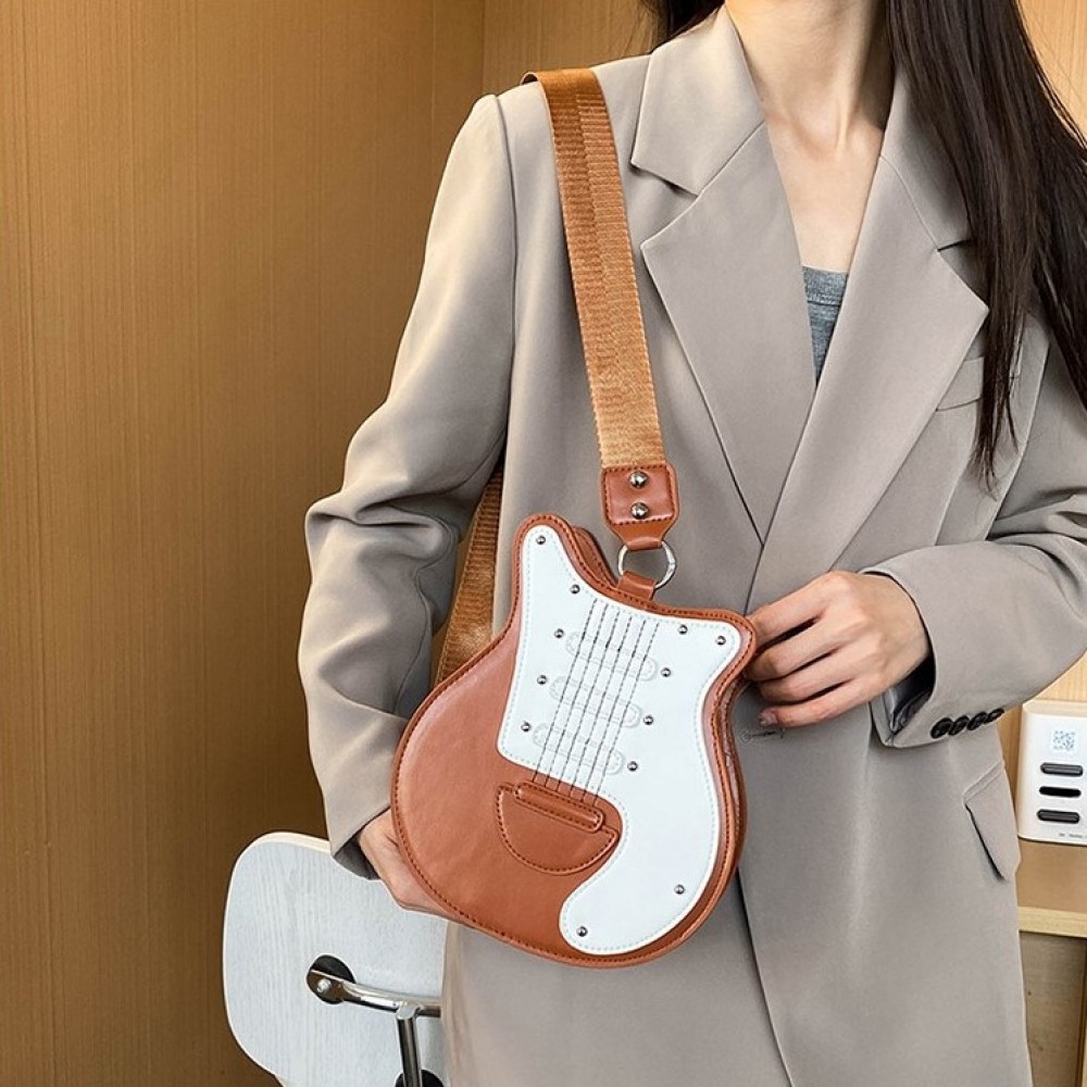 Geanta dama Guitar Brown