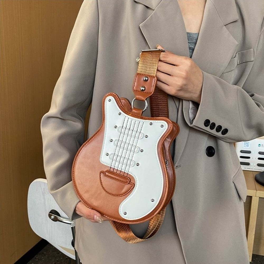 Geanta dama Guitar Brown
