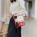 Чанта с работеща ретро слушалка Red Phone ] - b1347_3