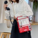 Чанта с работеща ретро слушалка Red Phone ] - b1347_3
